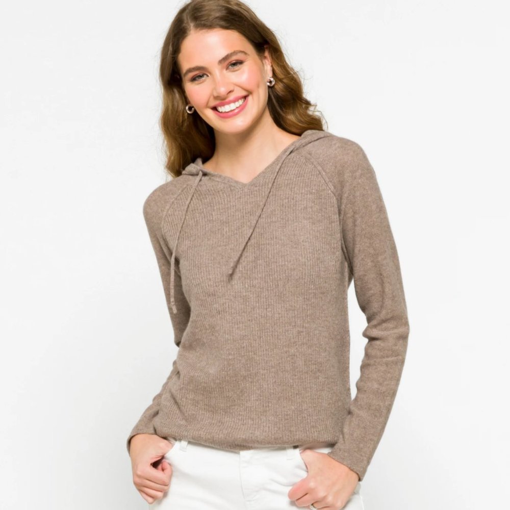 Joeline Cashmere Raglan Hoodie
